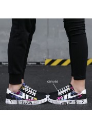 Women Sneakers Vulcanized Shoes Summer 2022 Trendy Flat Shoes Plus Size Fashion Color Matching Couple Shoes Zapatillas Mujer