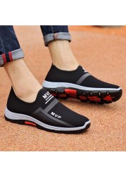 Summer Mesh Men Shoes Lightweight Sneakers Men Fashion Casual Walking Shoes Breathable Slip On Men Loafers Zapatillas Hombre