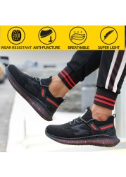 Safety shoes insurance work shoes men's puncture-proof shoes summer breathable safety shoes men's safety shoes