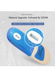 Silicone Insoles Unisex Arch Support Sneakers Insole Cushioning Memory Foam Sole Cushion Anti-Slippery Shoes Insert