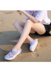 Slippers Women Beach Sandals Lightweight Quick Drying Garden Clogs Outdoor Casual Shoes Size 36-41 Zapatos Para Mujer