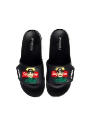 Unisex Anime Soft Bottom PVC Plain Buckle Slippers Babouche Sandals Slides