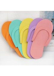 Girseabi 48 Pairs Disposable Slippers Portable Travel Foam Shoes EVA Sandals Beach Spa Flip Flop Hotel Nail Salon Pedicure Tools