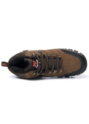 Men's hiking boots, suede men's hiking boots, comfortable and resistant shoes, classic and fashion style