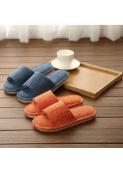 Jron-Men's and Women's Home Slippers Solid Summer Shoes Large Size New Collection