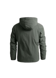 Men's waterproof military jacket