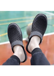 Casual Breathable Men Sandals Summer Outdoor Lightweight Fashion Slippers New Arrivals Slip On Male Mesh Beach Shoes For Male