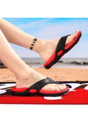 RYAMAG Massage Flip Flops Summer Men Slippers Beach Sandals Comfortable Men Casual Shoes Fashion Men Flip Flops Shoes 2022