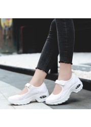 wedges shoes for women platform sneakers mesh casual lady shoes women summer vulcanize walking shoes sapatos de mujer