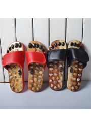 Massage Slipper Shoes Chinese Medicine Pedicure Gallstone Acupresft Foot Acupoint Men Women Health Care Indoor Slippers