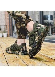 Camouflage Sneakers Man Military Shoes Women Sneakers Tenis Shoes Army Trekking Shoes Couple Outdoor Walking Casual Shoes