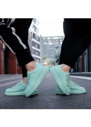 2022 Fashion Women Sneakers Vulcanized Shoes Lover Lace-up Casual Shoes Orange Basket Shoes Breathable Walking Sewing Men Flats