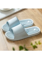 Massage slippers unisex couple shoes indoor home soft non-slip wear-resistant insoles