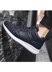 Leather Shoes Men High Quality Outdoor Casual Shoes Sneakers Lightweight Breathable Sneakers Men Walking Shoes Tenis Masculino