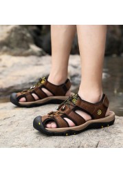 Summer men's sandals high-quality breathable climbing fashion hiking outdoor sports soft comfortable non-slip Roman beach