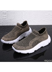 Men Shoes 2022 Spring New Slip On Sock Casual Shoes Men Shoes Male Footwear Mocassin Walking Shoes Sneakers Zapatillas Hombre