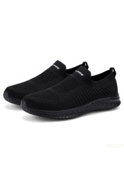 Men Vulcanize Shoes Mesh Men Shoes Lightweight Comfortable Men Sneakers 2020 Autumn Fashion Slip On Flat Shoes Male Loafers