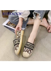 Women's shoes spring and autumn new canvas peas fisherman shoes flat shoes flat shoes outdoor running shoes for women