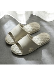 2022 slippers women summer thick bottom indoor home couples home bathroom non-slip soft tide to wear cool