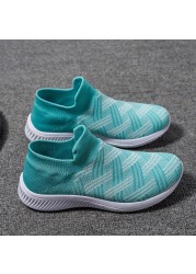 Ladies mesh comfortable lazy shoes and breathable shoes soft sole casual outdoor shoes shoes