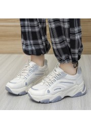 Rimocy Breathable Mesh Outdoor Sneakers For Women Spring Autumn Platform Casual Shoes Fashion Woman Thick Sole Tenis Feminino