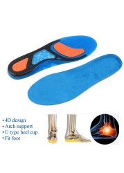 Unisex Basketball Silicone Deodorant Insoles Absorb Sweat For Plantar Fasciitis Flexible Soft Sports Shock Absorption Non-slip