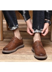 Men's Tooling Casual Shoes Men's Leather Shoes Footwear Comfortable Men's Shoes Men's Oxford Fashion Men's Sneakers