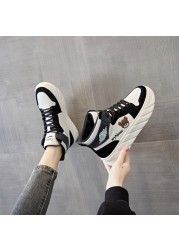 Women's high-heeled high-heeled sports shoes vulcanized shoes fashion breathable shoes running shoes for women 2021