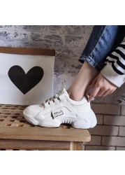 Summer women sneakers fashion shoes trend flat casual sneakers female new fashion comfort white vulcanized platform shoes