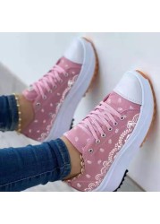 New Women Sneakers Thick Sole Shoes Woman Platform Sneakers Female Casual Sports Shoes Ladies Canvas Shoes Height Increase