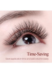 Song Lashes Y Shape Fans Pre-made Eyelash Extensions for Salon Individual Eyelashes C D DD Curl 2D YY Lashes Y Shape Lashes