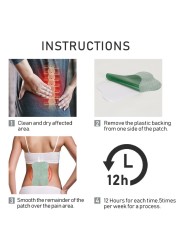 Lumbar Spine Stickers 12pcs Medical Plaster Arthritis Moxibustion Wormwood Back Pain Self Heating Orthopedic Pain Relief A526