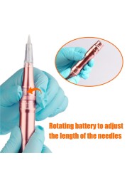 Wireless Permanent Makeup Machine Pen Professional Eyebrows Lips Tattoo Machine Microblading DIY Machine With Needle Cartridge