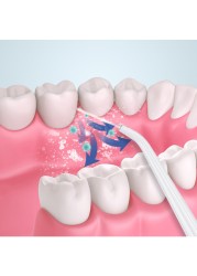 المحمولة عن طريق الفم الري 3 طرق USB قابلة للشحن نفاثة مياه للأسنان خزان المياه مقاوم للماء الأسنان الأنظف نفاثة مياه للأسنان + 1/4 Je