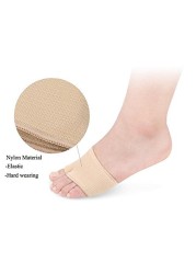 1 Pair Soft Metatarsal Pad Metatarsal Sleeve for Frontal Metatarsalgia, Morton's Neuroma, Plantar Warts, Corns Sesamoiditis