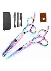 New Professional Hairdressing Scissors, Hair Cutting Barber Set High Quality Scissors Salon 6.0 inch Multi Color Options