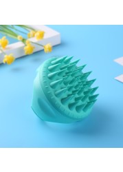 Silicone Shampoo Hair Brush Scalp Massager Lug Brush Wet Dry Hair Washing Comb Brush Scalp Massage Hair Care Brush