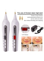 Wired Eyelid Lift Plasma Pen Fiber Plasma Pen Wrinkle Tattoo Mole Removal Beauty Machine