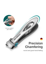 MR.GREEN Nail Clippers Stainless Steel Two Sizes Available Manicure Toenail Cutter Thick Steel Toenail Scissors Tools