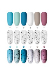 7ml/10ml Gel Nail Polish Quail Egg Effect Varnish for Nails Art Eggshell Hybrid Design Base and Top Coat for Gel Polish TSLM1