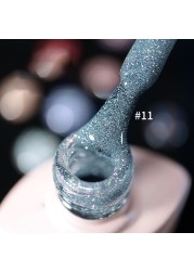 Glitter Cat Eye Nail Gel Reflective Glitter Permanent No Fade No Required Nail Magnet Soaked UV Nail Gel