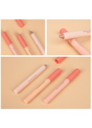 Diamond Glitter Eyeshadow Eye Liner Gel Pencil Makeup Liner Long Lasting Matte Pink Silkworm Champagne Gold Eyeliner Pen