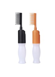 110ml Hair Dye Bottle Refillable ABS Applicator Comb Dispensing Hair Salon Easy Hair Coloring Hair Styling Tools