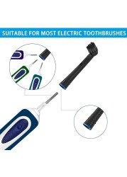 Electric Toothbrush Replacement Brush Heads Compatible with Oral B Toothbrush Precision Clean E-CO Bamboo Charcoal Bristles