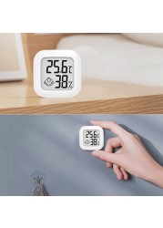 Ondoor thermometer/hygrometer easy to read mini thermometer accurate measurement instrument practical easy to install