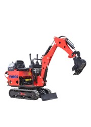 TE-08 0.8 Ton Mini Excavator Newest Mini Hydraulic Crawler Excavator Garden Digger Digging Machine With CE ISO