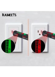 KAIWEETS HT100 عدم الاتصال إنذار التيار المتناوب كاشف جهد متر الذكية تستر القلم 12-1000 فولت الحالي الاستشعار الكهربائي اختبار قلم رصاص وقلم وجاف