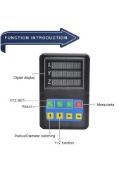 Ditron DL50 1Axis/2Axis/3Axis DRO Digital Readout with DRO Linear Glass Scale for Milling Machine Lathe Machine