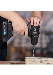 Electric Drill Brushless 45NM Cordless Drill 20V Mini Electric Power Tools Repair Screwdriver 5pcs Bits by PROSTORMER