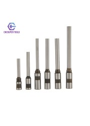 5pcs Dia 3.5mm Hollow Paper Drill Bit For Straight Shank Punch Punch Machine Sheet Plastic Non-Abrasive Or Metallic Material